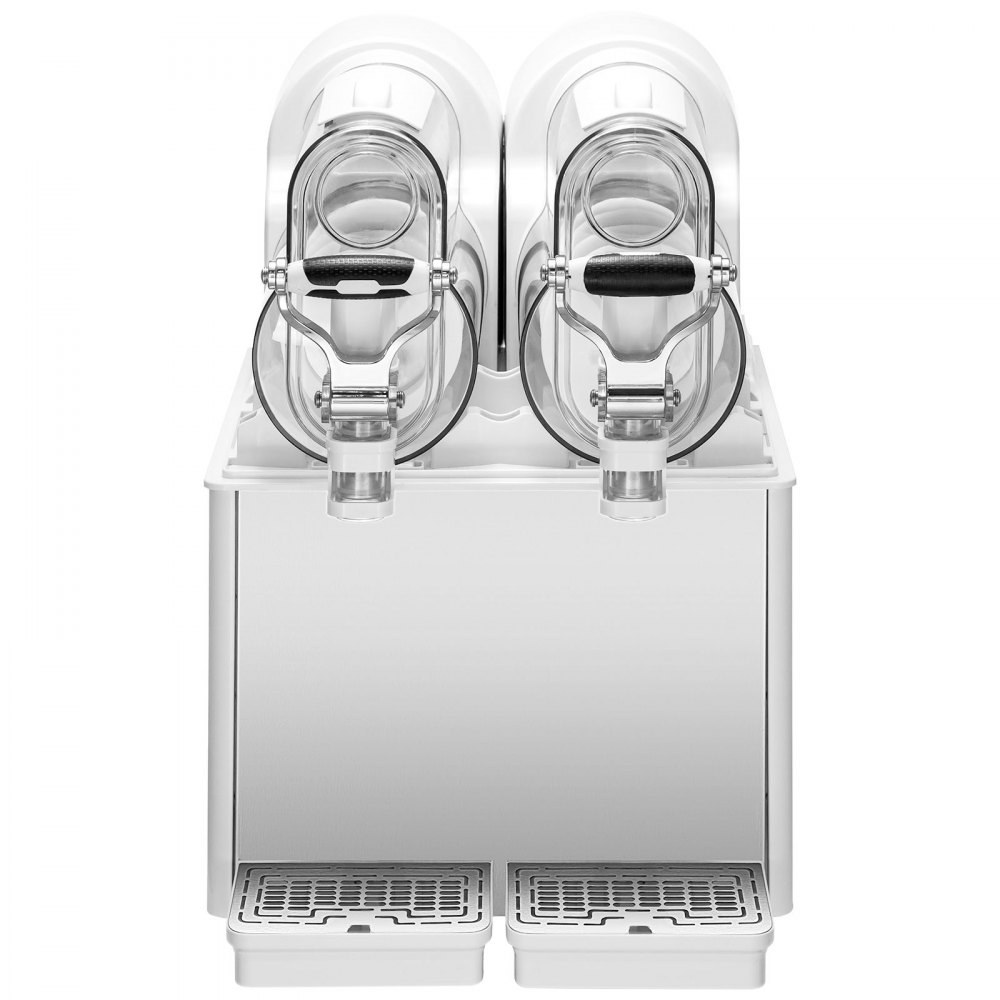 VEVOR Máquina de granizados Maquina para frappe Máquina de aguanieve daiquiri comercial máquina de bebidas congeladas de 3 L x 2