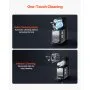 VEVOR Máquina de granizados Maquina para frappe de Slushy Machine 3L Commercial Máquina de Slush de Bebida congelada Máquina Balck comercial Slushie