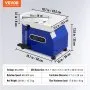 VEVOR Torno Alfarero Rueda de cerámica rueda de cerámica de 11 pulgadas Pedal herramientas para esculpir delantal 450W