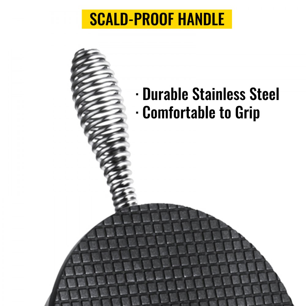 VEVOR Gofrera Comercial 1000W Gofrera Rectangular Comercial 110V Màquina para Hacer Gofres 32x25x53 cm, Calefacción Paralela Eficiente, Material de Acero Inoxidable Resistente para Restaurante y Hogar