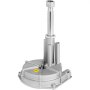 Kit de dirección de barco VEVOR en plata con base de montaje y eje vertical.