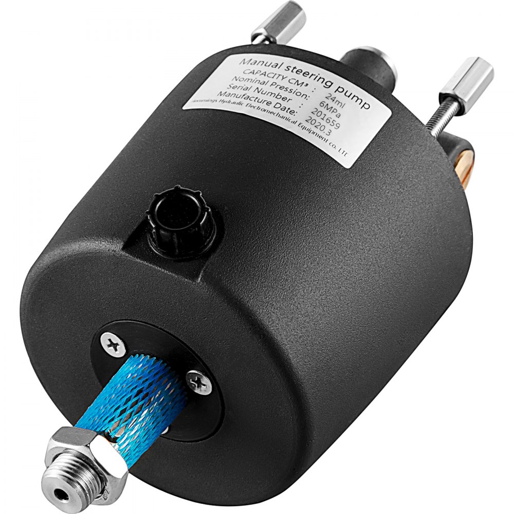 VEVOR Dirección hidráulica Timón HH5272-3 Bomba de dirección hidráulica externa 2.4 Montaje frontal