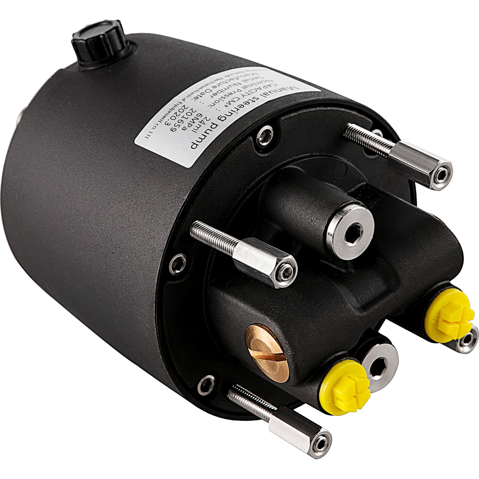 VEVOR Dirección hidráulica Timón HH5272-3 Bomba de dirección hidráulica externa 2.4 Montaje frontal