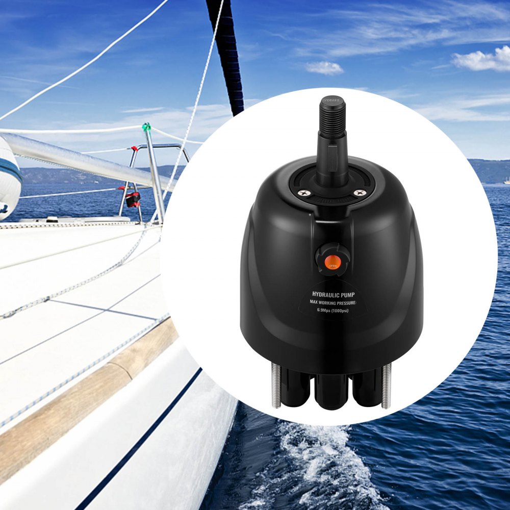 VEVOR Helm Bomba de dirección hidráulica fuera de borda 300 HP Bomba hidráulica HH5271-3 para cruceros Runabouts Boats