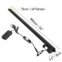 Kit de actuadores eléctricos VEVOR con carrera de 76 cm y adaptador de corriente, longitud de 865 cm.