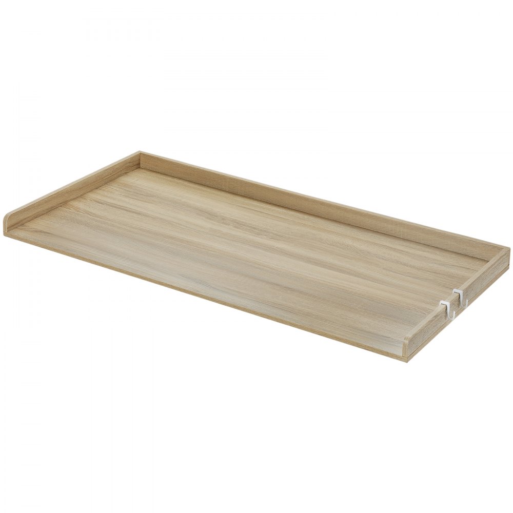 Encimera de lavandería Royxen de madera maciza, encimera para todas las lavadoras y secadoras de carga frontal, espacio adicional para el lavadero, roble