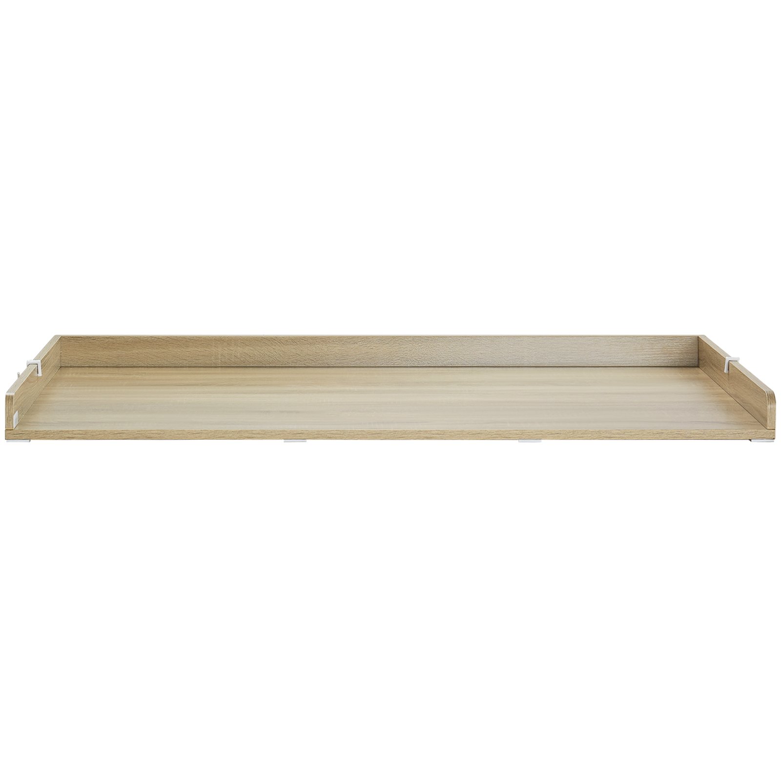 Encimera de lavandería Royxen de madera maciza, encimera para todas las lavadoras y secadoras de carga frontal, espacio adicional para el lavadero, roble