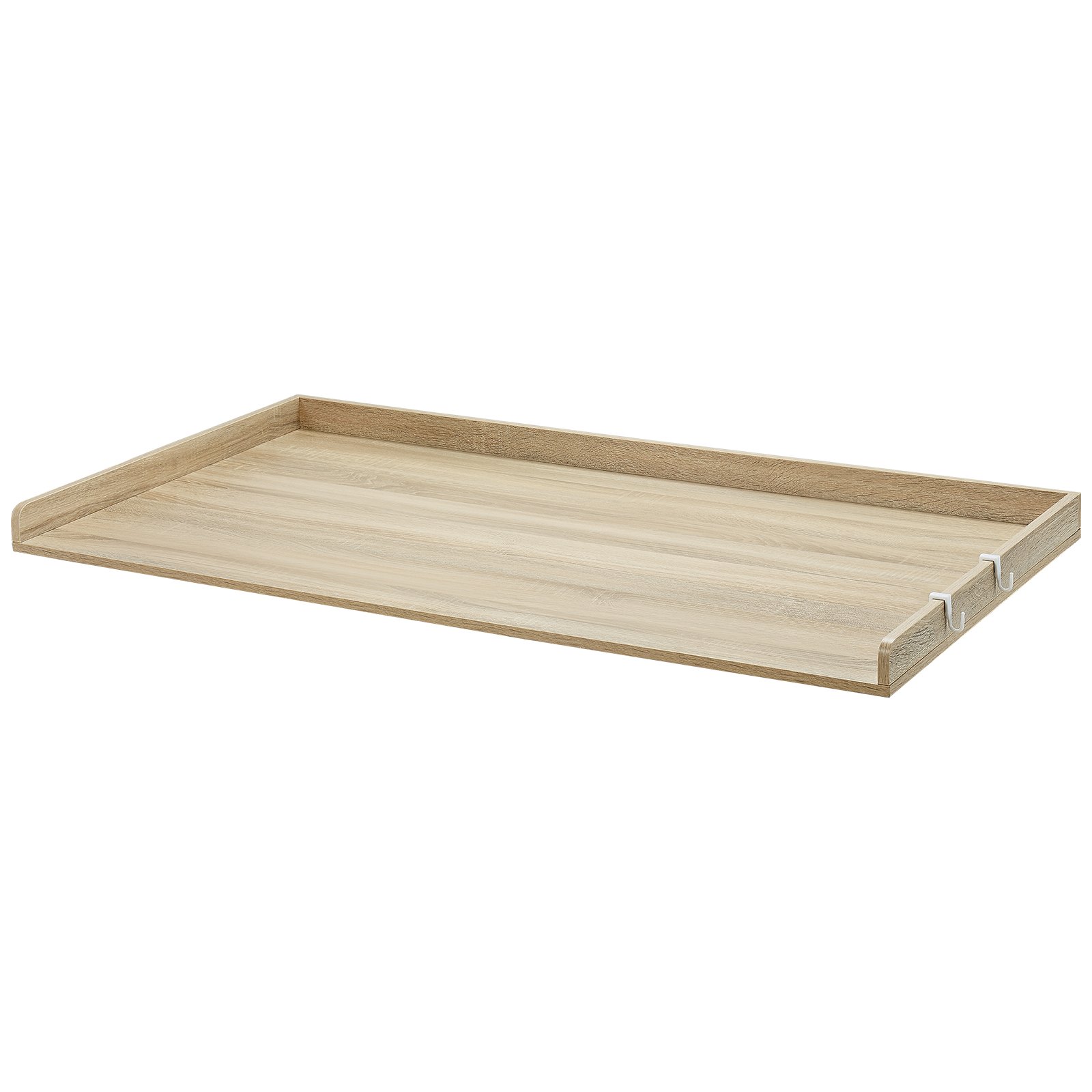 Encimera de lavandería Royxen de madera maciza, encimera para todas las lavadoras y secadoras de carga frontal, espacio adicional para el lavadero, roble