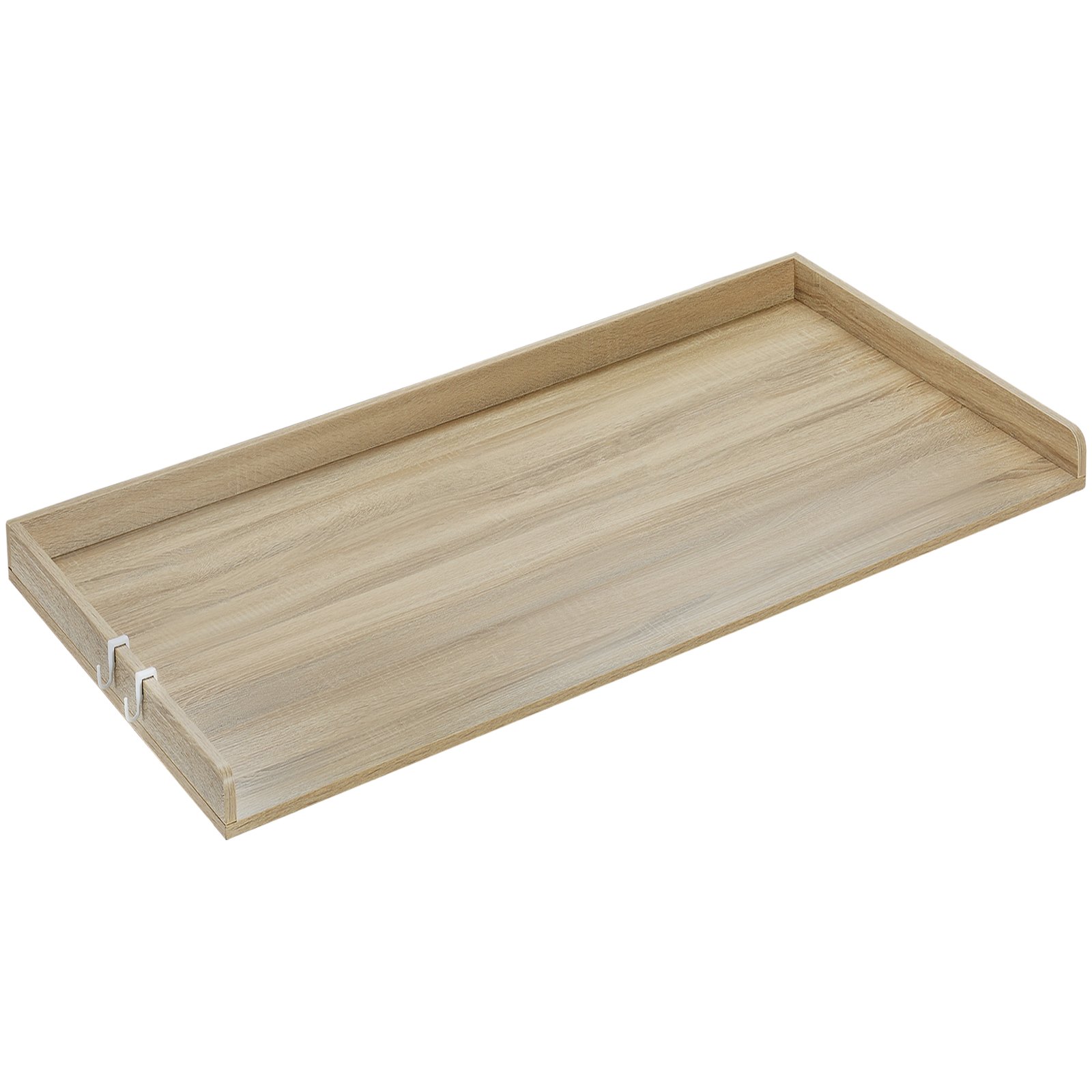 Encimera de lavandería Royxen de madera maciza, encimera para todas las lavadoras y secadoras de carga frontal, espacio adicional para el lavadero, roble