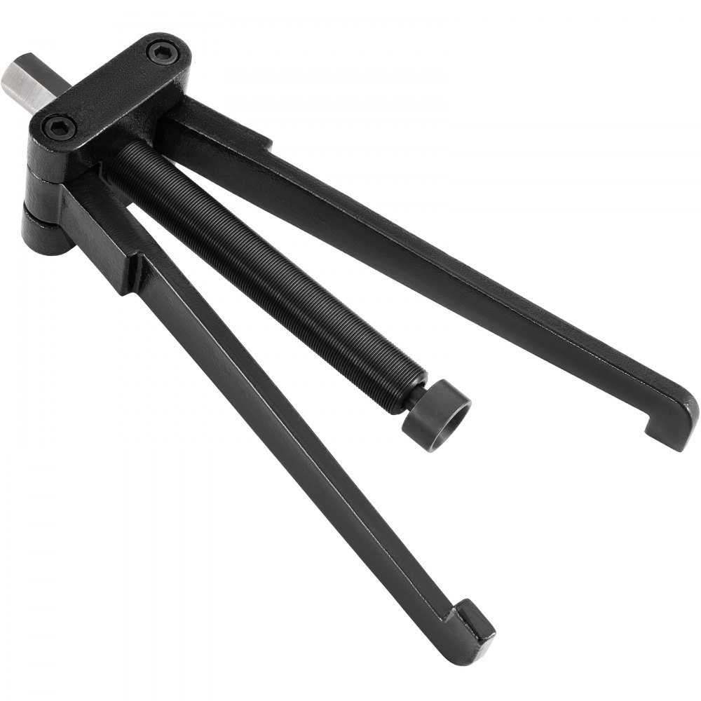 Extractor de cojinetes marinos VEVOR negro con dos brazos y mecanismo de tornillo ajustable.