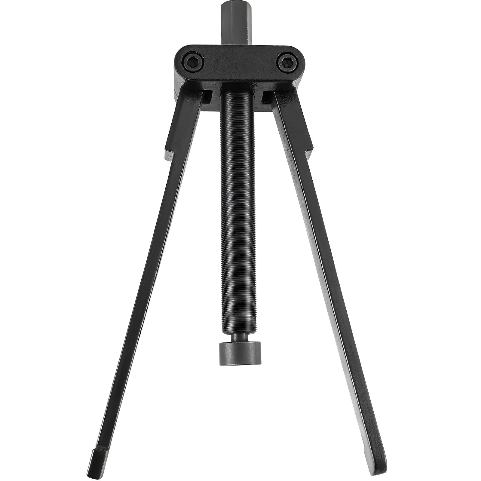 Extractor de rodamientos marinos VEVOR con brazos ajustables y varilla roscada central.