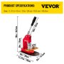 VEVOR Máquina Para Fabricar Botones Máquina De Prensa De Insignias Máquina de botones para hacer insignias de botón (37 mm)