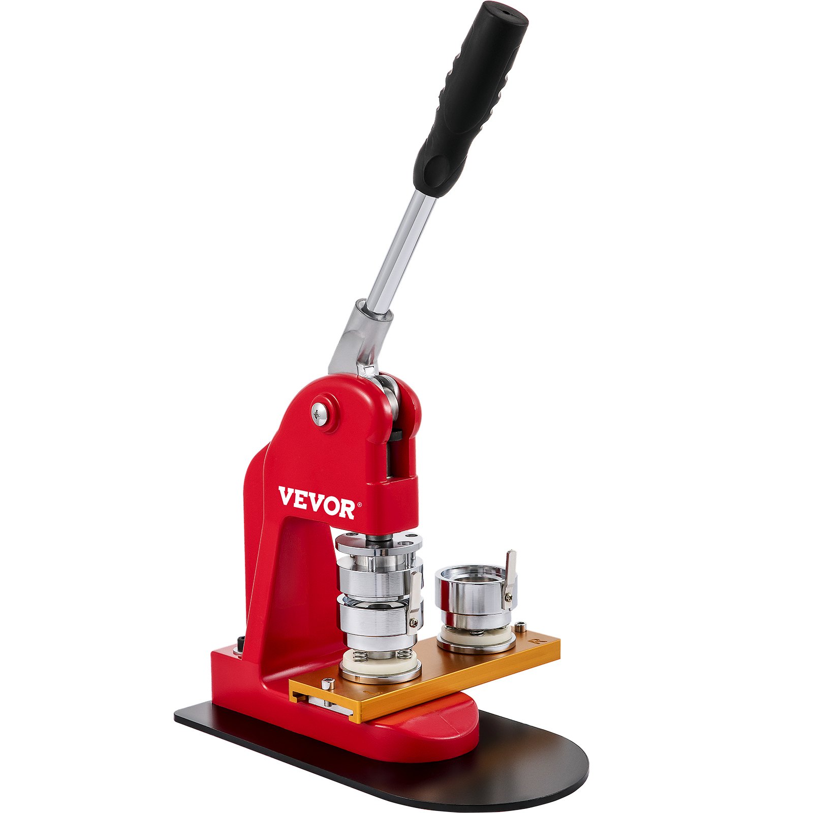 VEVOR Máquina Para Fabricar Botones Máquina De Prensa De Insignias Máquina de botones para hacer insignias de botón (37 mm)