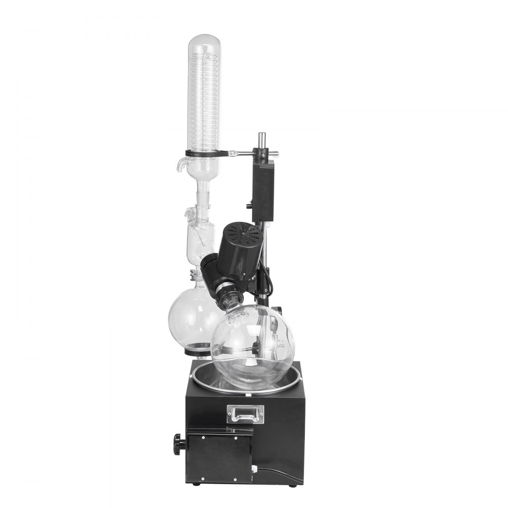 5L Rotary Evaporator RotoVap 99°C Borosilicate Glass 110V Rotation 0-90rpm USA
