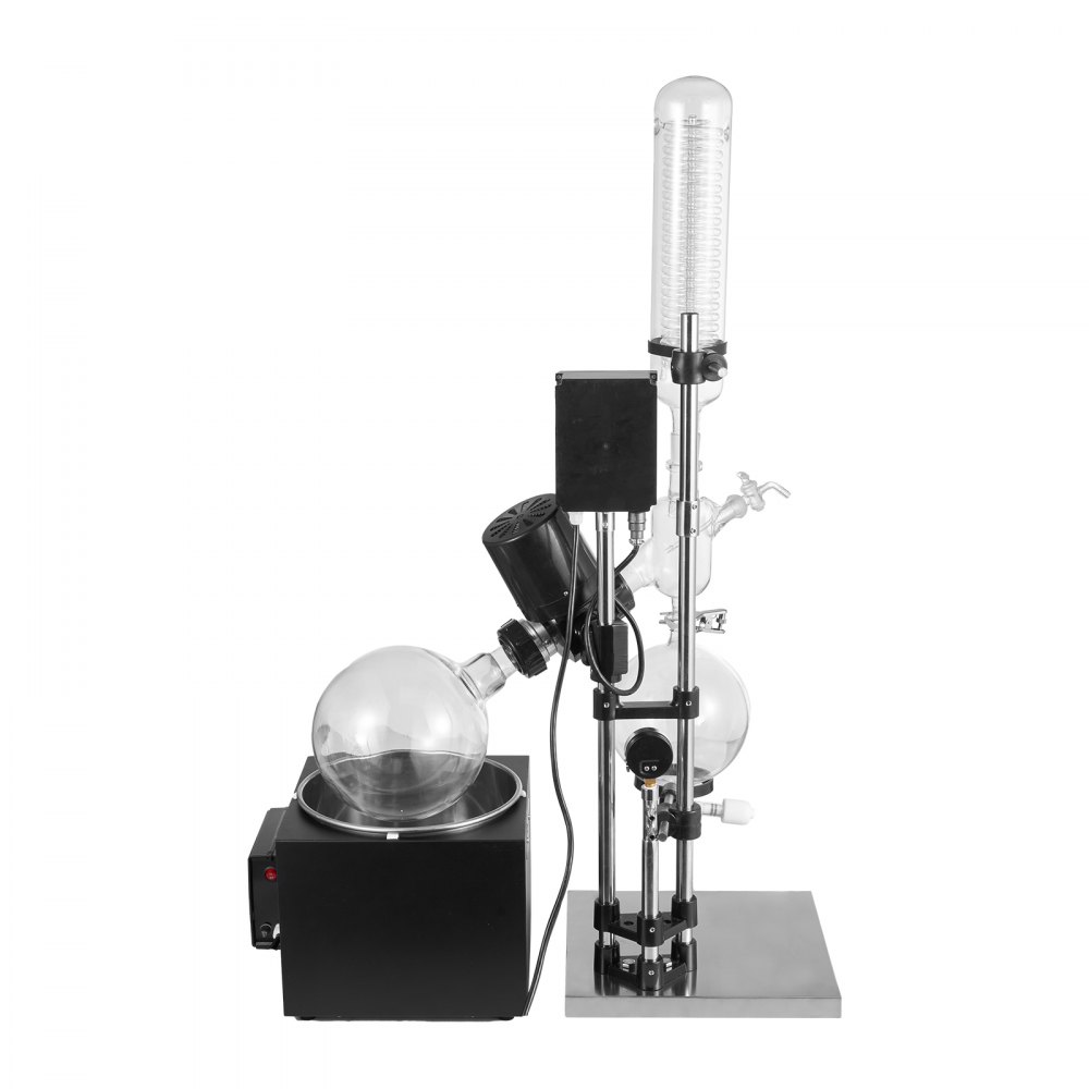 5L Rotary Evaporator RotoVap 99°C Borosilicate Glass 110V Rotation 0-90rpm USA