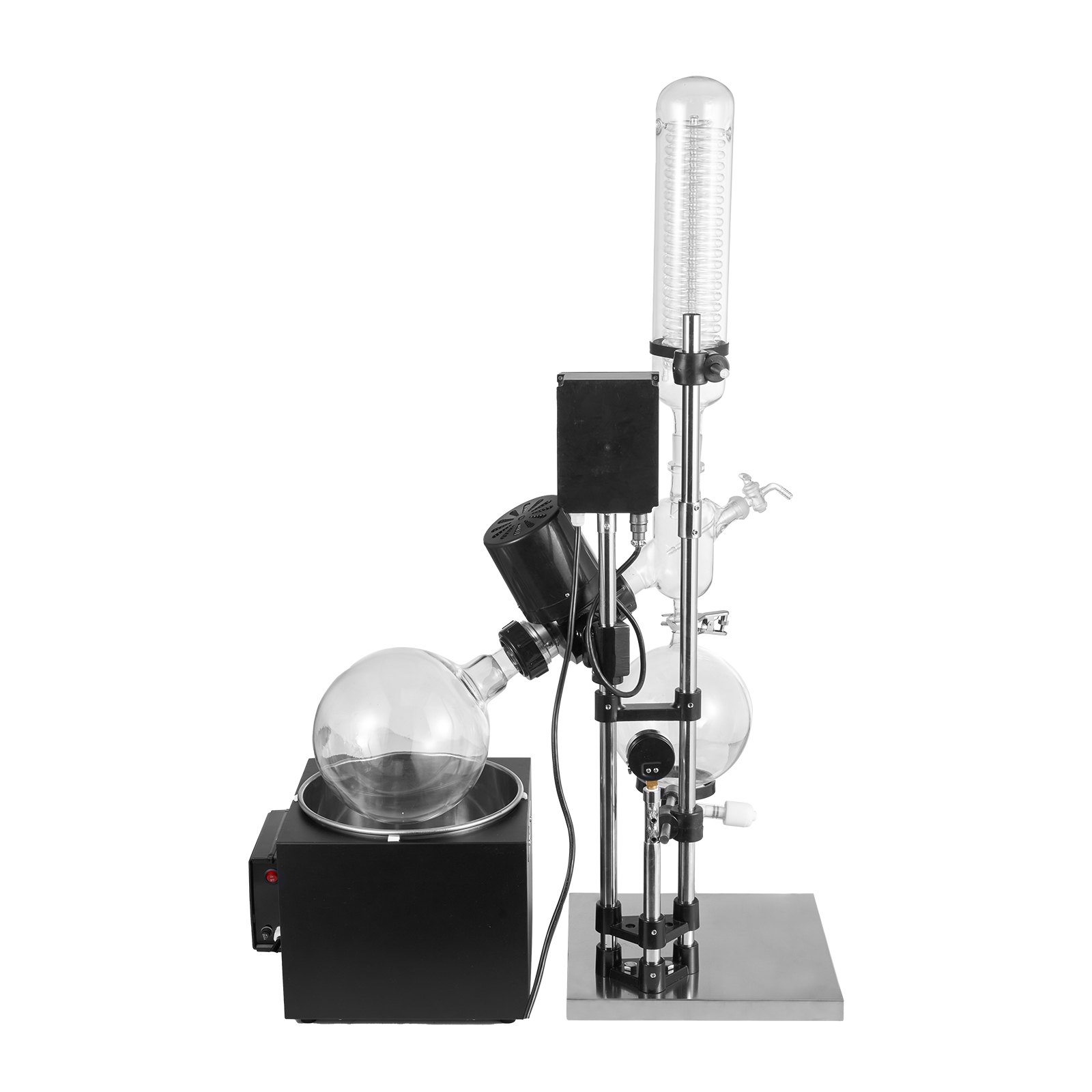 5L Rotary Evaporator RotoVap 99°C Borosilicate Glass 110V Rotation 0-90rpm USA
