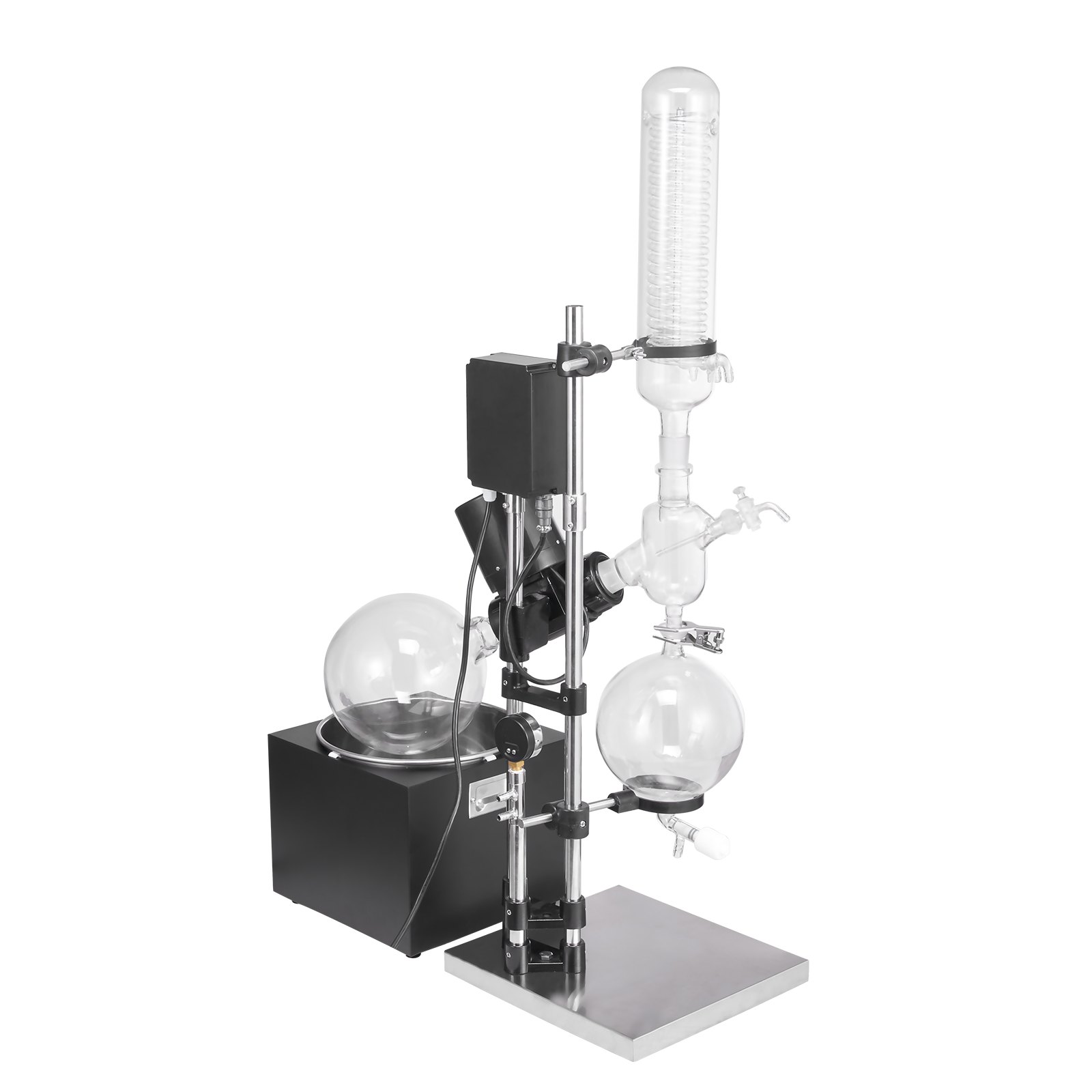5L Rotary Evaporator RotoVap 99°C Borosilicate Glass 110V Rotation 0-90rpm USA