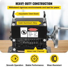 VEVOR Máquina peladora de cables Máquina peladora de cables de 1,5-20 mm Máquina peladora de cables de 7 canales Herramienta Manual Reciclaje de pelado de cables industriales con manivela manual (7 canales)