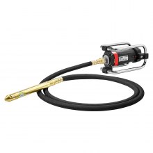 VEVOR Vibrador de hormigón eléctrico, 1300 W 16000 VPM, herramienta vibratoria de hormigón de mano con motor de cobre de 2 HP, vibrador de cemento de lápiz portátil con eje de 14,75 pies/4,5 m, elimin