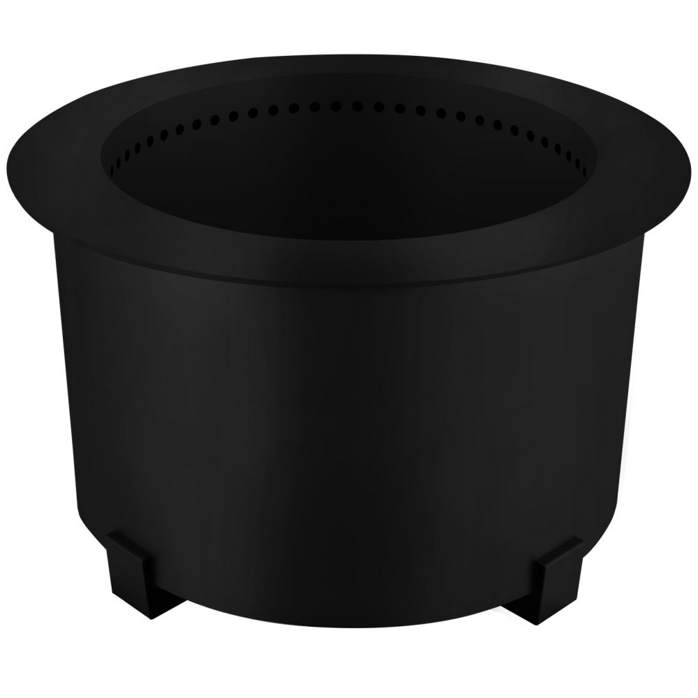 VEVOR Pozo de Fuego Acero al Carbono Pintado de Negro Brasero Grande 15,7kg