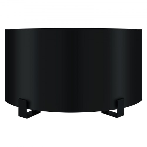VEVOR Pozo de Fuego Acero al Carbono Pintado de Negro Brasero sin Humo 22,56kg