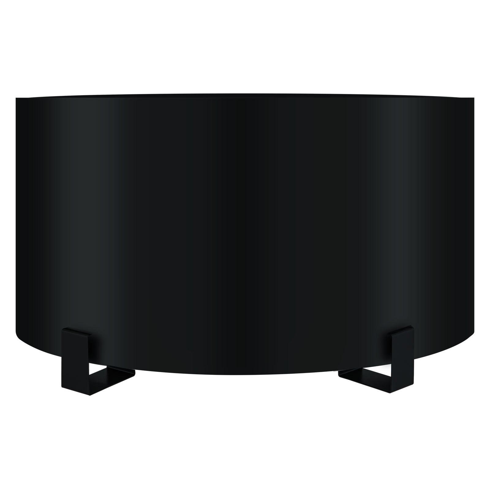 VEVOR Pozo de Fuego Acero al Carbono Pintado de Negro Brasero sin Humo 22,56kg