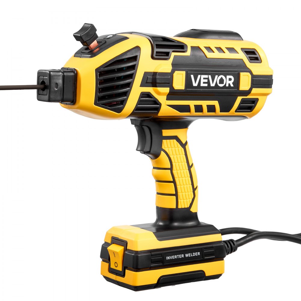Soldadora portátil VEVOR, 20-140 A, con ajuste de corriente de 5 niveles e inversor IGBT, 110 V, con función de arranque en caliente, compatible con varillas de soldadura de 1/16" a 1/8".