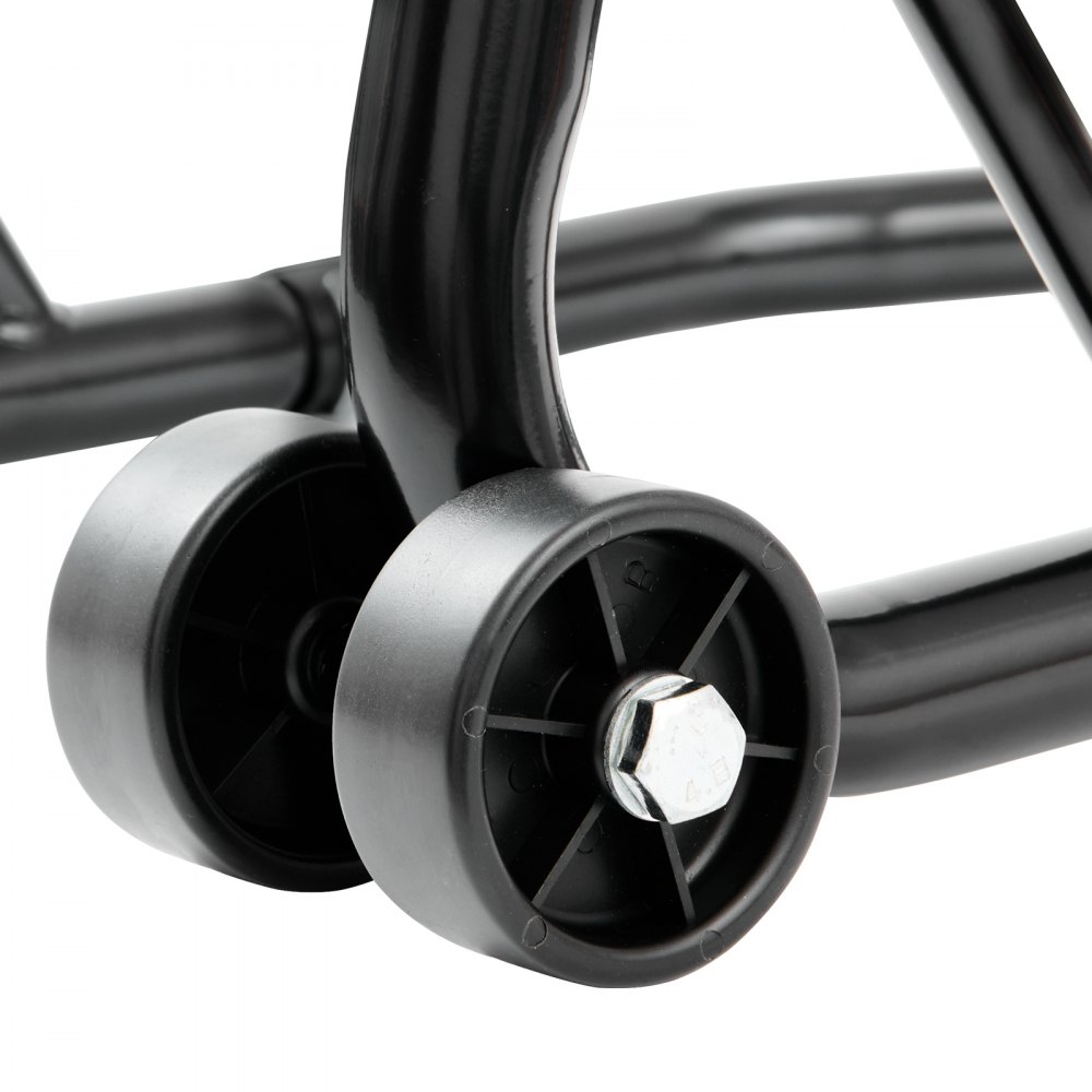 VEVOR Soporte elevador para motocicleta, soporte combinado delantero trasero de 850 libras, soporte para horquilla de rueda delantera y trasera, carrete de brazo basculante de horquilla U+L, compatibl