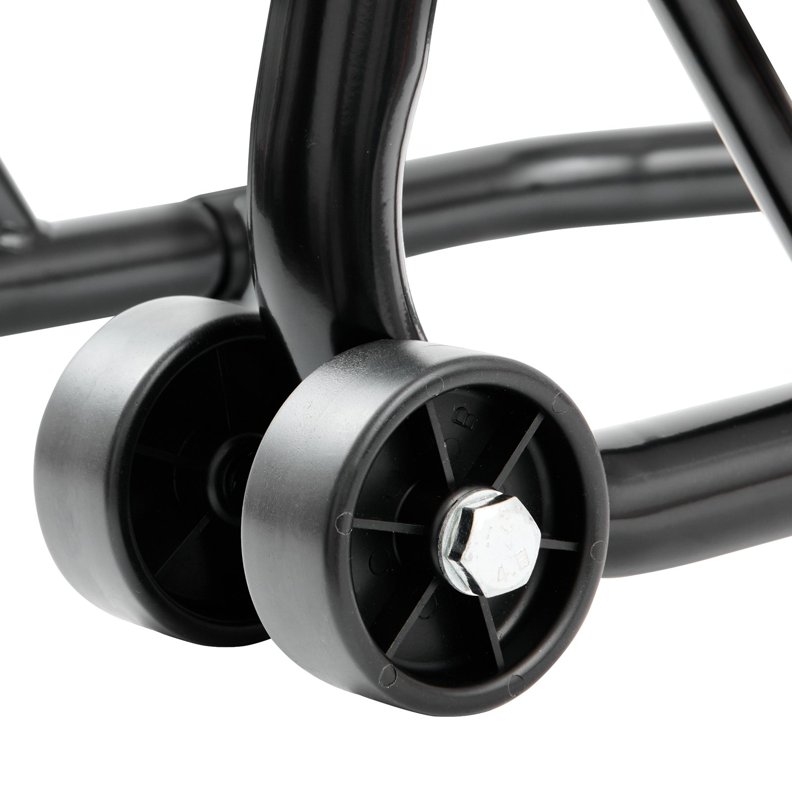 VEVOR Soporte elevador para motocicleta, soporte combinado delantero trasero de 850 libras, soporte para horquilla de rueda delantera y trasera, carrete de brazo basculante de horquilla U+L, compatibl