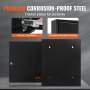 Armario para llaves VEVOR fabricado en acero inoxidable de primera calidad resistente a la corrosión con un espesor de 0,8 mm y revestimiento resistente.