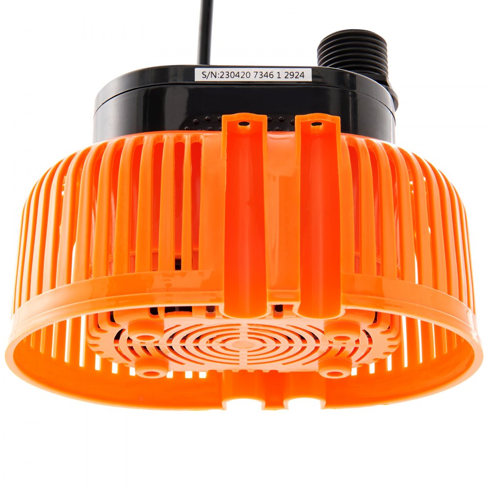 VEVOR Bomba sumergible para cubierta de piscina, natación, 1/10 HP, 75 W, 540 GPH con cable de 25 pies