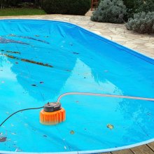 VEVOR Bomba sumergible para cubierta de piscina, natación, 1/10 HP, 75 W, 540 GPH con cable de 25 pies