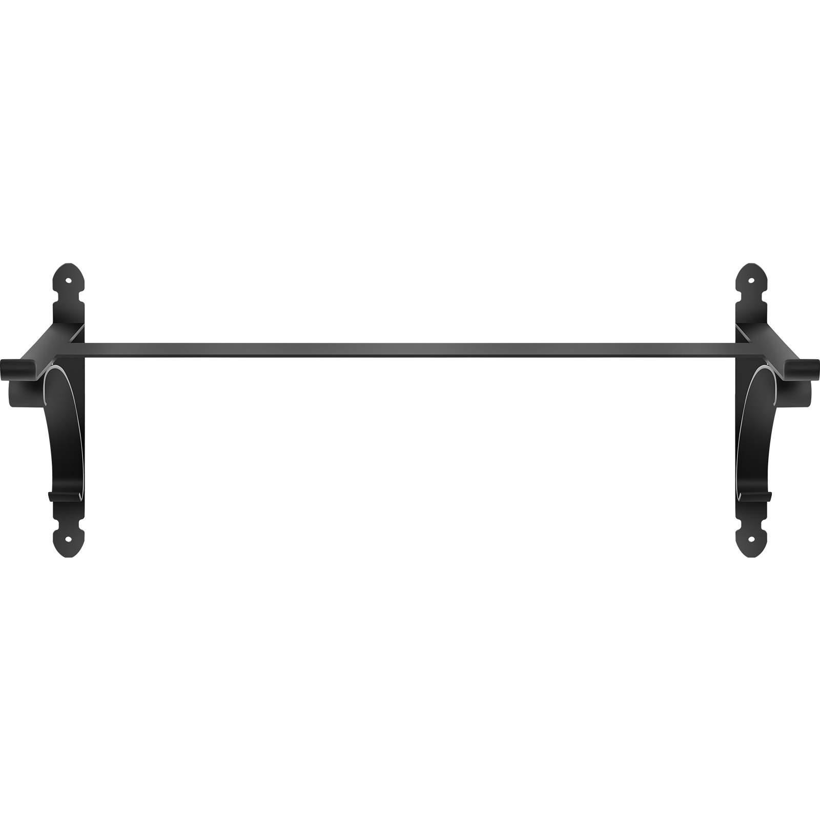 Soportes de caja de ventana VEVOR Soportes de caja de maceta de 88 libras 24 x 10.5 x 10 pulgadas Soporte de montaje de maceta negra Material de hierro Soporte de suspensión de caja de ventana negra para caja de flores Soporte de caja de ventana duradero