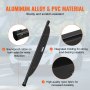 VEVOR - Funda retráctil para maletero de Chevrolet, impermeable, con protección de seguridad para GMC Terrain y Chevrolet Equinox (2018-2024, 5 plazas), cubierta trasera para maletero, aleación de aluminio y textura de cuero de PVC.