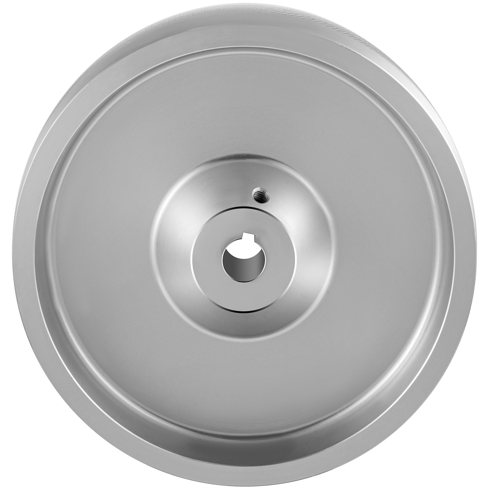 VEVOR - Rueda de transmisión para amoladora de banda (6" de diámetro, 2" x 72"), diámetro interior/eje de 5/8", rueda de aluminio coronada para amoladora de banda, ideal para amoladoras de banda, pulido y carpintería (bricolaje)