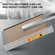 VEVOR Imán de Elevación Portabrocas magnético permanente portabrocas rectangular portabrocas magnético de polo fino de capacidad de 9920