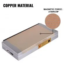 VEVOR Imán de Elevación Portabrocas magnético permanente portabrocas rectangular portabrocas magnético de polo fino de capacidad de 9920