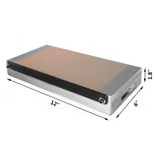 VEVOR Imán de Elevación Portabrocas magnético permanente portabrocas rectangular portabrocas magnético de polo fino de capacidad de 9920
