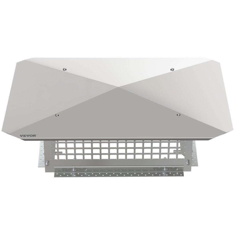 VEVOR Tapa para chimenea, tapas para chimenea de 17\" x 21\", cubierta para chimenea de acero inoxidable 304, parachispas de metal ajustable con tornillos, cubierta de malla para chimenea para tejas d