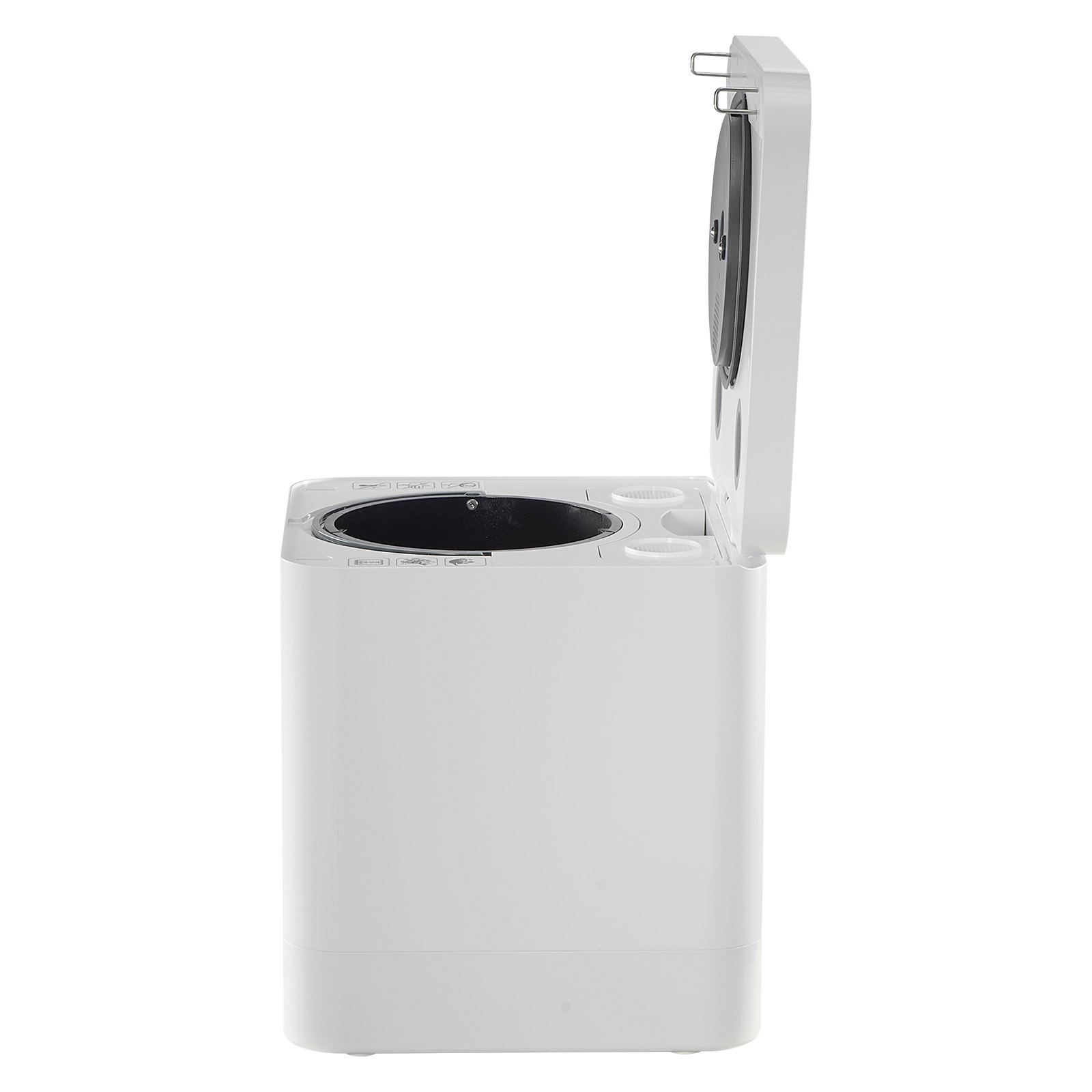 Compostador de cocina VEVOR, compostador eléctrico de 5 L para cocina, compostador inteligente de encimera para interiores, reciclador de alimentos de cocina con 2 modos, convierte los residuos de alimentos en fertilizante natural con un solo botón.