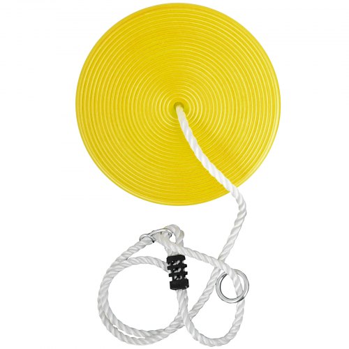 VEVOR Kit de Tirolesa Sentado Cable Principal de 24m Acero Juguete al Aire Libre