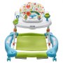 VEVOR 4-in-1 Baby Walker, Foldable Baby Activity Center on Wheels, 3 Adjustable Height, Music & Toys Tray, Learning-Seated | Walk-Behind | Rocker | Bouncer Toddler Walker for Girls Boys 6-24 Months