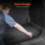 Alfombrillas de carga VEVOR compatibles con Hyundai Palisade 2020-2024, juego de revestimiento de carga de TPE personalizado para SUV, protector de maletero y asiento trasero de repuesto, color negro, alfombrilla para maletero y respaldo.