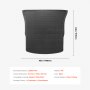 VEVOR - Alfombrilla de carga compatible con Tesla Model Y 2020-2024, ajuste preciso para SUV, protector de maletero de TPE de repuesto, color negro (1 unidad)