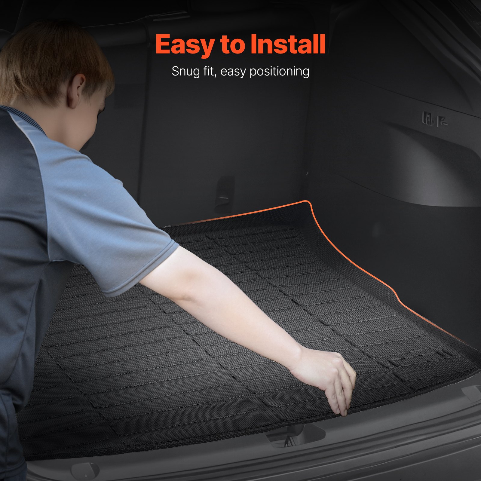 Alfombrilla de carga para todo tipo de clima, TPE, personalizada, para SUV Tesla Model Y 2020-2024