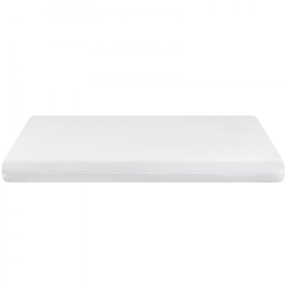 VEVOR Colchón para cuna, colchón transpirable de dos caras de espuma viscoelástica, colchón para bebé para bebés y niños pequeños con 2 fundas impermeables para reemplazo, extraíble y lavable, 24 x 38 x 3,1 pulgadas
