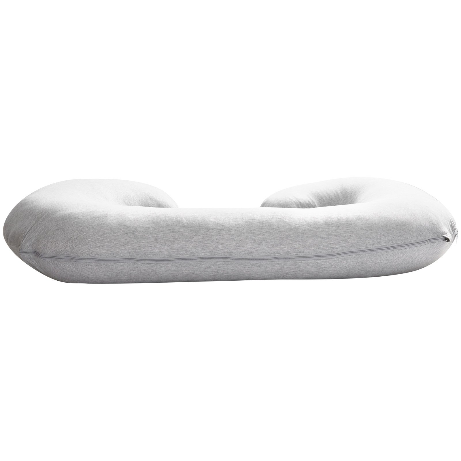 Almohada de embarazo VEVOR, almohada de maternidad de cuerpo entero en forma de C para dormir, almohadas de apoyo para embarazadas ultrasuaves y transpirables con funda extraíble y lavable, perfecta para aliviar la espalda, el abdomen, la cadera y las piernas.