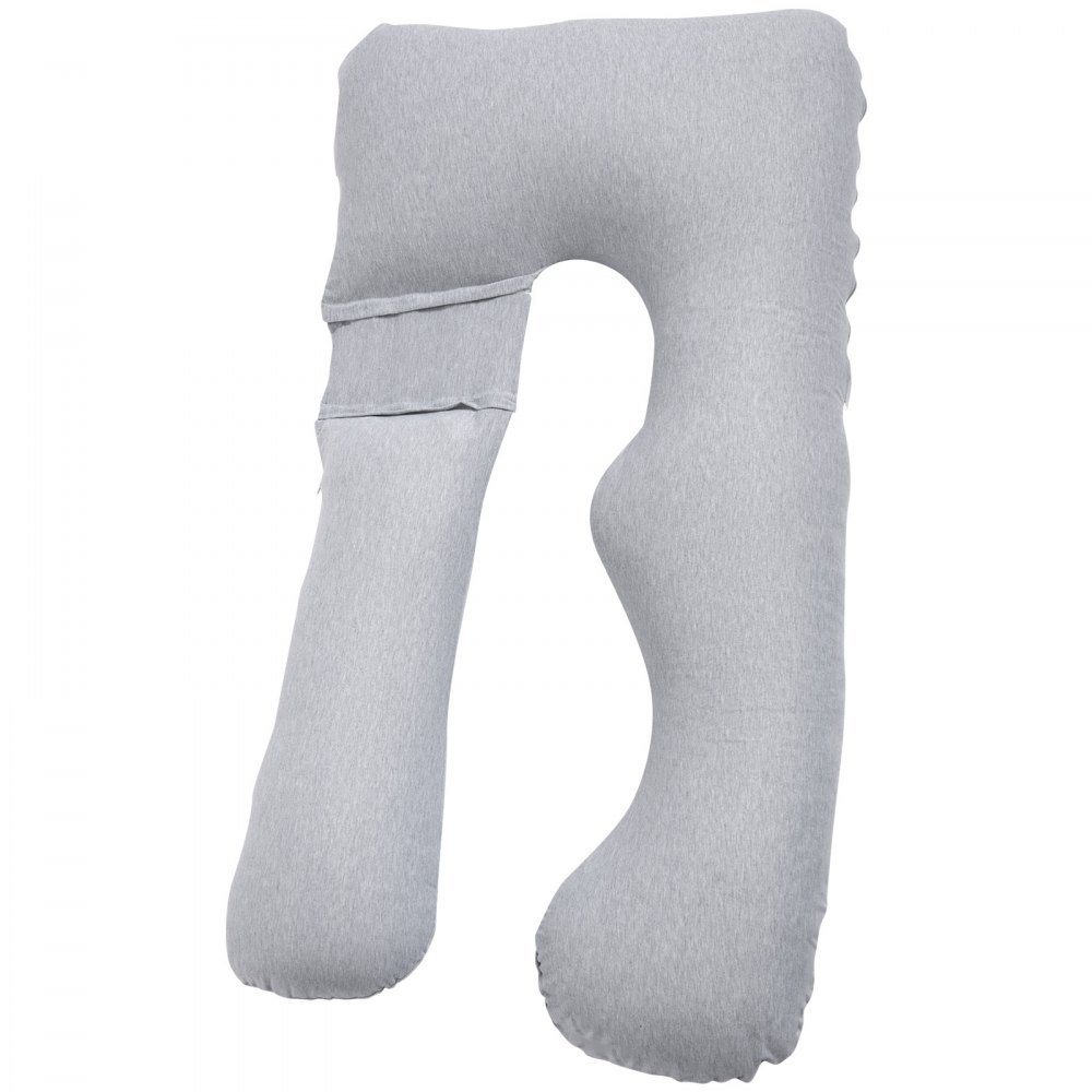 Almohada de embarazo en forma de U Almohada de maternidad de cuerpo completo Ultra suave y transpirable