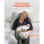 Almohada de embarazo en forma de U Almohada de maternidad de cuerpo completo Ultra suave y transpirable