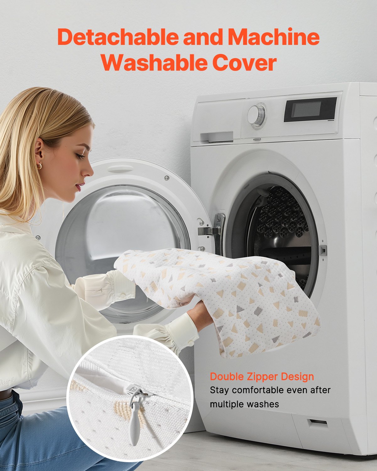 Almohada de embarazo Almohada de maternidad ajustable para embarazadas Suave y transpirable